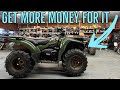 Top 5 Ways to get the most PROFIT out of your ATV / SXS / Dirt Bike