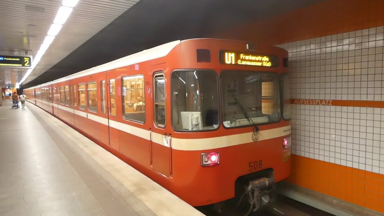 [4K] U-Bahn Nürnberg 2022 - Driverless Metro in Nuremberg | VAG