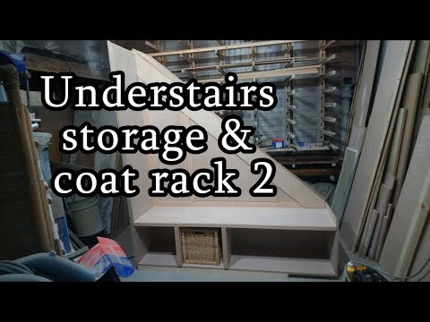 Under stairs storage & coat rack 2