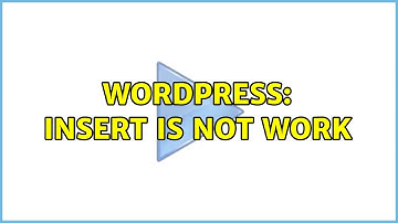 Wordpress: $wpdb insert is not work