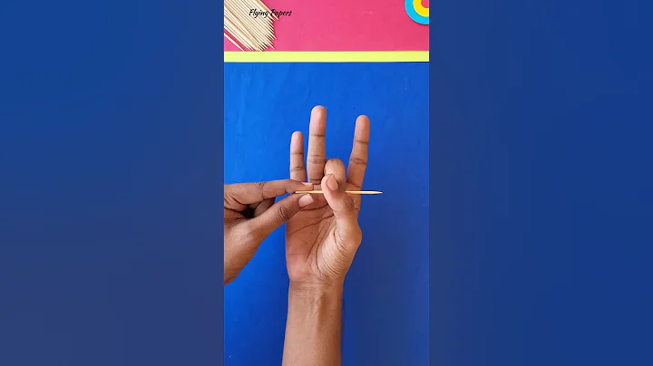 how to throw a toothpick , New toothpick throwing trick