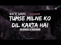 'Tumse Milne Ko Dil Karta Hai'[90's-Slowed+Reverb] ~ Kumar sanu | Alka yagnik | 90's hits lofi