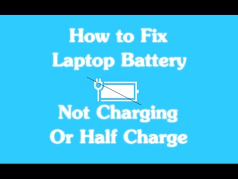 laptop battery plugged in not charging Fix   Laptop Battery not charging Easy fix Windows 7 8 10