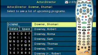DVR Advanced: Searching for shows and movies