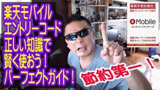 決定版！　楽天モバイル　エントリーコード　正しい知識で賢く使おう！　パーフェクトガイド！　ZTE BLADE E01