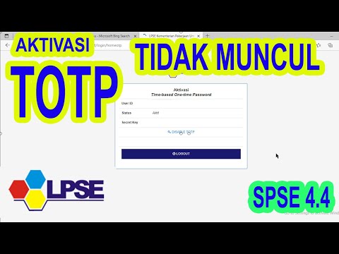 YANG BELUM BISA LOGIN PAKAI TOTP | CARANYA BEGINI