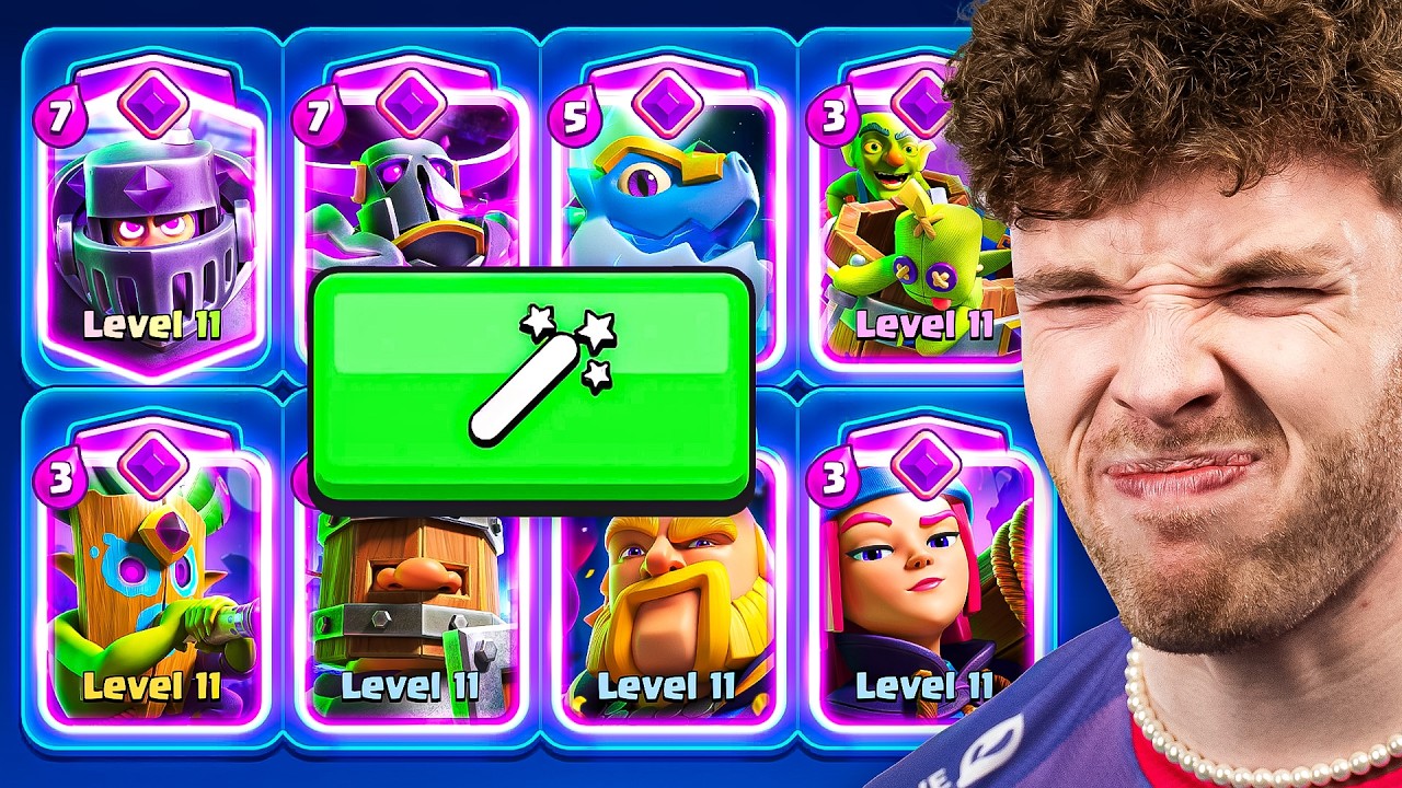 😱🤯ZAUBERSTAB ENTSCHEIDET MEIN DECK im 8 EVOLUTIONEN MODUS... | Clash Royale Deutsch