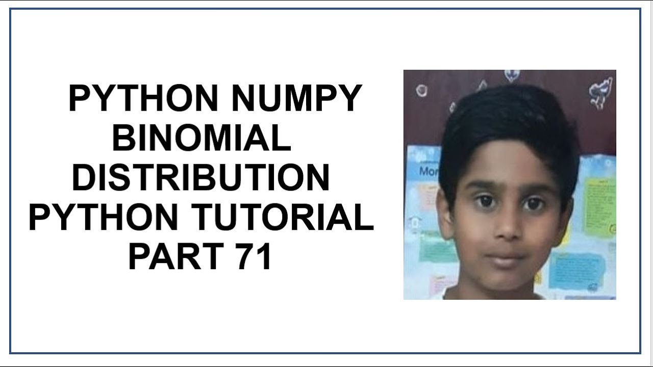 Python NumPy | Binomial Distribution | Discrete Distribution ...