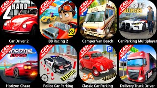 Car Driver 2(Hard Parking),BB Racing 2,Car Parking Multiplayer,Horizon Chase,Classic Car Parking