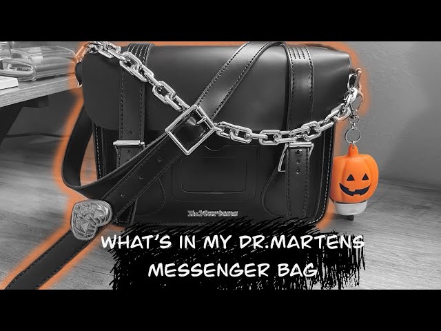 Dr. Martens Black Messenger Bag