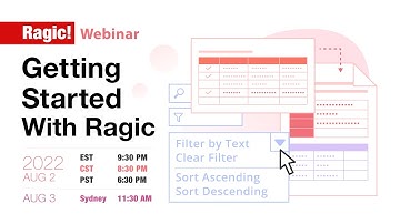 Ragic Webinar: Getting Started With Ragic