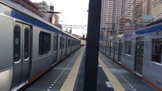 相鉄線 平沼橋駅 E231系 10000系 通過 新7000系 発車