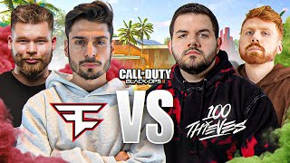 FAZE VS 100 THIEVES BO2 4V4 (FOUNDING FATHERS LAN)