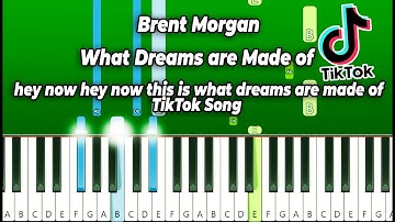 Brent Morgan - What Dreams are Made of - Piano Tutorial