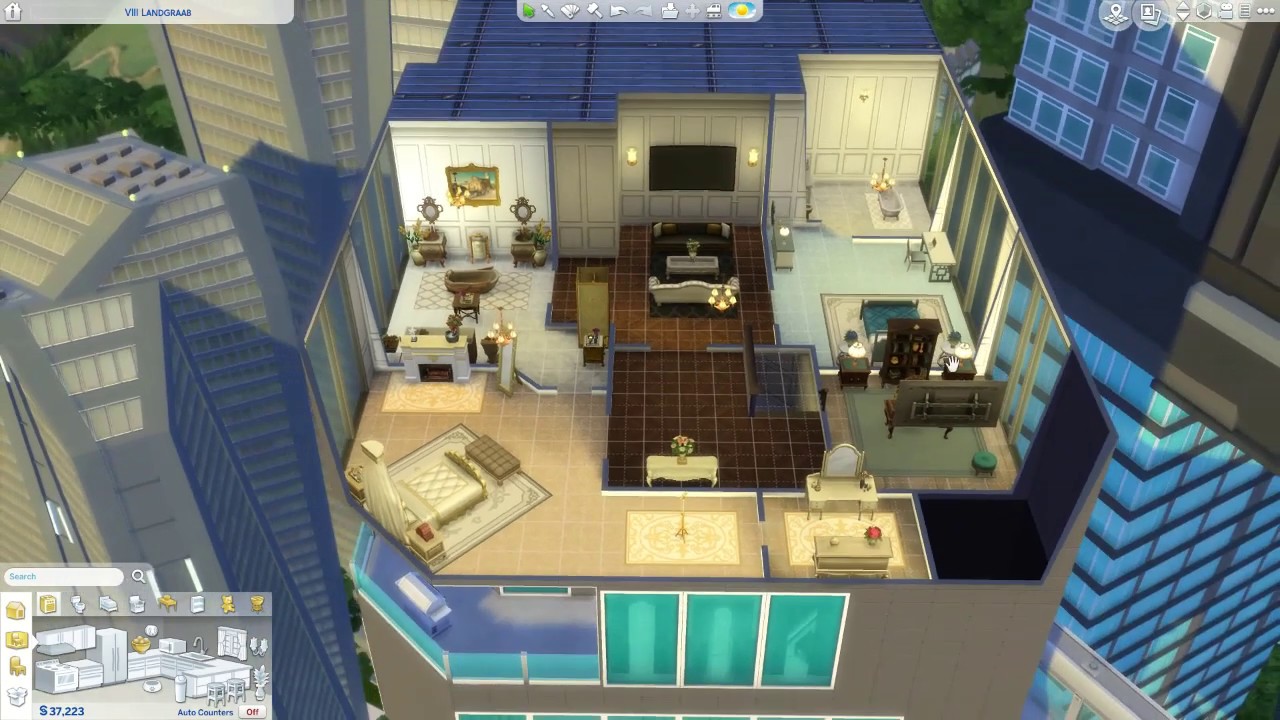 The Sims 4 Viii Landgraab Floor Plan Luxury Serviced Apartment