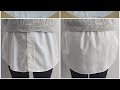 PRATİK KURTARICI YARI MATİK GÖMLEK ETEK DİKİMİ | DIY, EASY HALF SHIRT FOR HIJAB