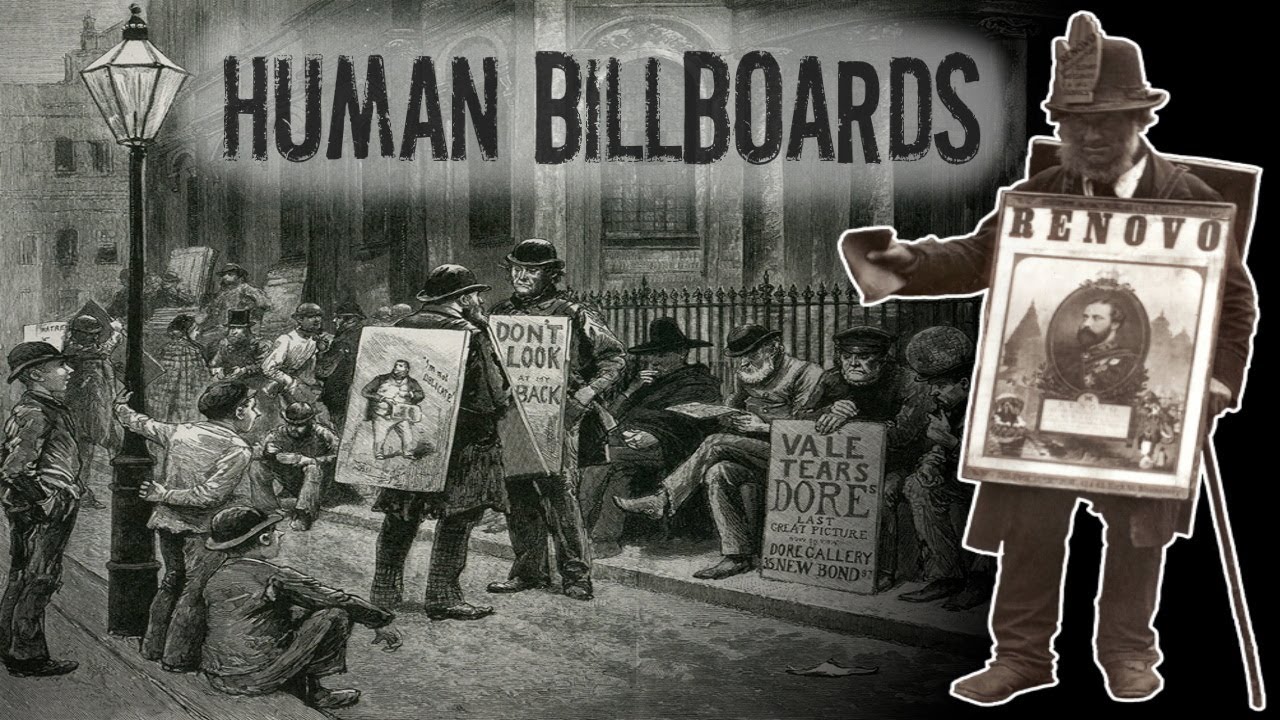 Human Billboards of Victorian London (Worst Jobs in Victorian England
