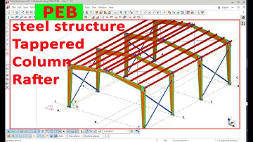 How to create PEB in tekla structure, Tapered column, rafter