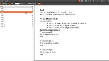 Prolog Decisions and Loops part 1/3
