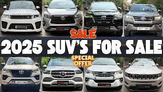 2025 Less Driven SUV's For Sale In Delhi | Affordable Cheap Price | Fortuner , Mercedes , Innova
