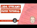 Java Streams Tutorial | Learn how to filter a list in Java using streams in 2020