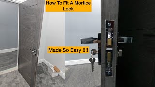 IN DEPTH GUIDE how to install a Mortice Lock (EURO PROFILE)