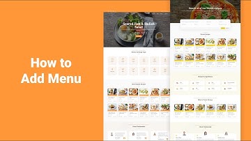 How to Create a Menu to Quick Recipe - Food & Recipe WordPress Theme