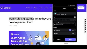 TRON MULTI SIG SCAM how it works and how to avoid it #cryptoscams #crypto #blockchain 