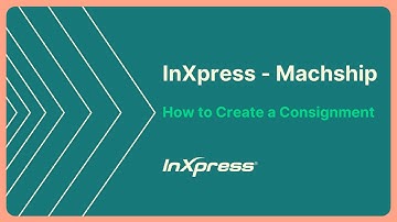 InXpress Macship - How to Create a Consignment