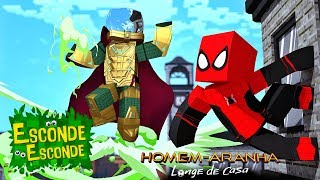 Minecraft: HOMEMARANHA LONGE DE CASA! (EscondeEsconde)