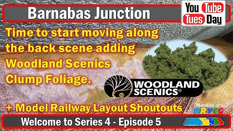 Woodland Scenics Clump Foliage ~ YTT S4 - E5