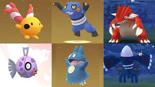 CATCH SHINY FEEBAS & EGGS CHINGLING, CROAGUNK, MUNCHLAX - LEGENDARY POKÉMON KYOGRE & GROUDON