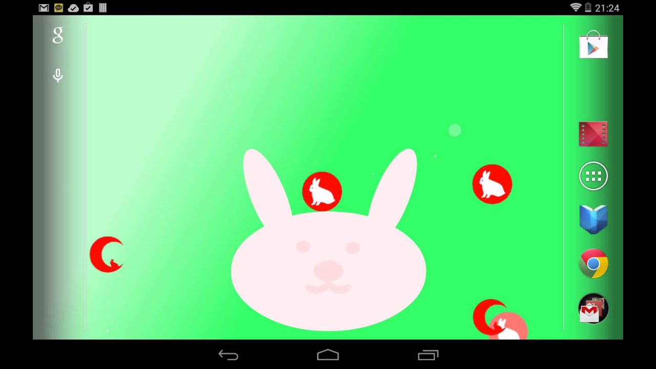 ウサギのイラスト ライブ壁紙 Androidアプリ Youtube