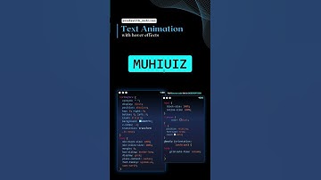 Text Animation Pure CSS..❤️ | Subscribe - codewith_muhilan  #codewith_muhilan #css