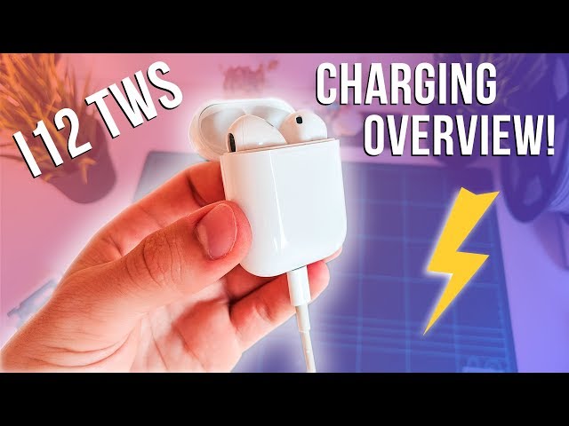 i12 TWS Battery and Charging Overview! class=