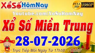 XSMT - Trực tiếp xổ số Miền Trung ngày 28/07/2026 - Đắk Lắk XSDLK - Quảng Nam XSQNM