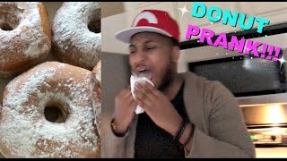 Baby Powdered Donut Prank On Boyfriend + He Drinks Salt Water!!