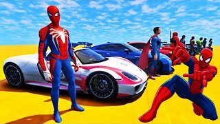 سبايدر مان, العاب سيارات مع سبايدر , اطفال &amp; العاب اطفال 2018 # 63 قراند 5 , GTA 5