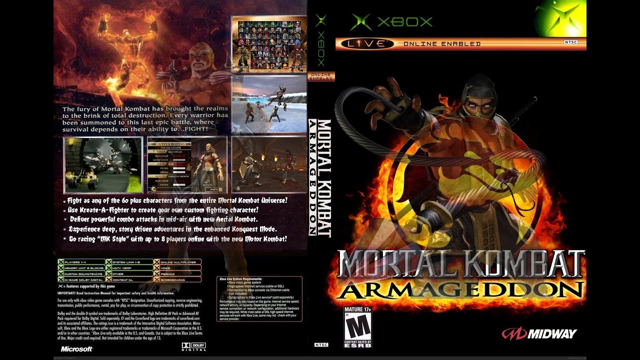 Mortal Kombat Armageddon XBOX (Cxbx Reloaded) - YouTube