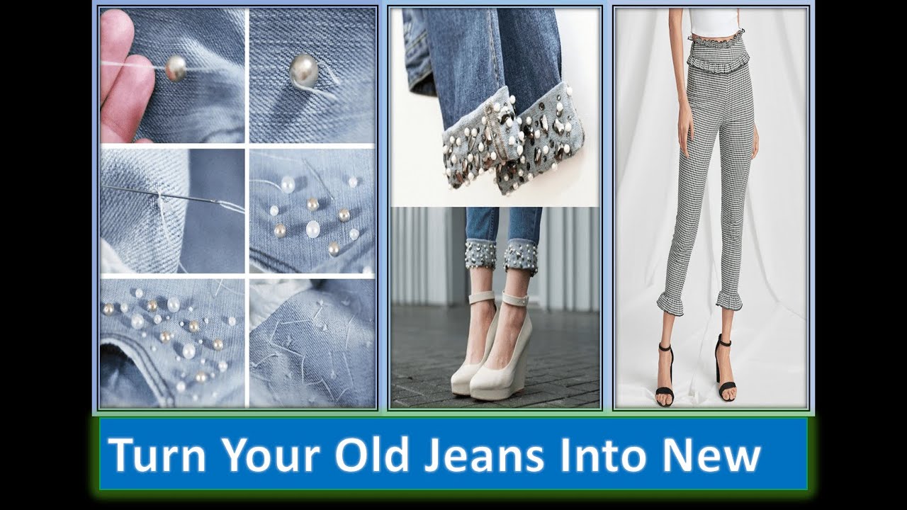 Jeans transformation|easy Jeans transformation ideas|how to convert your old jeans into new