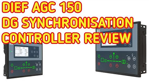 Deif AGC 150 controller multi application startup test | Synchronisation controller | Dg synchro