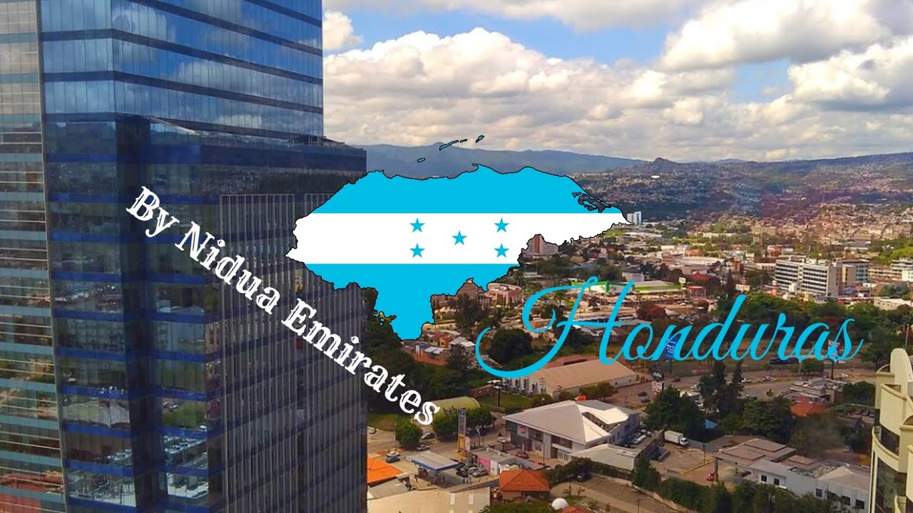 Honduras Flag Map Speedart