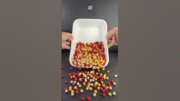 Colorful seed beads 😱 Satisfying Beads in Reverse #shorts #reverse #beads