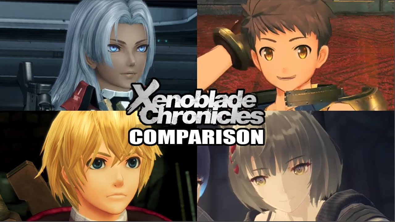 Xenoblade Chronicles 1 vs 2 vs 3 vs X DEFINITIVE comparison - YouTube
