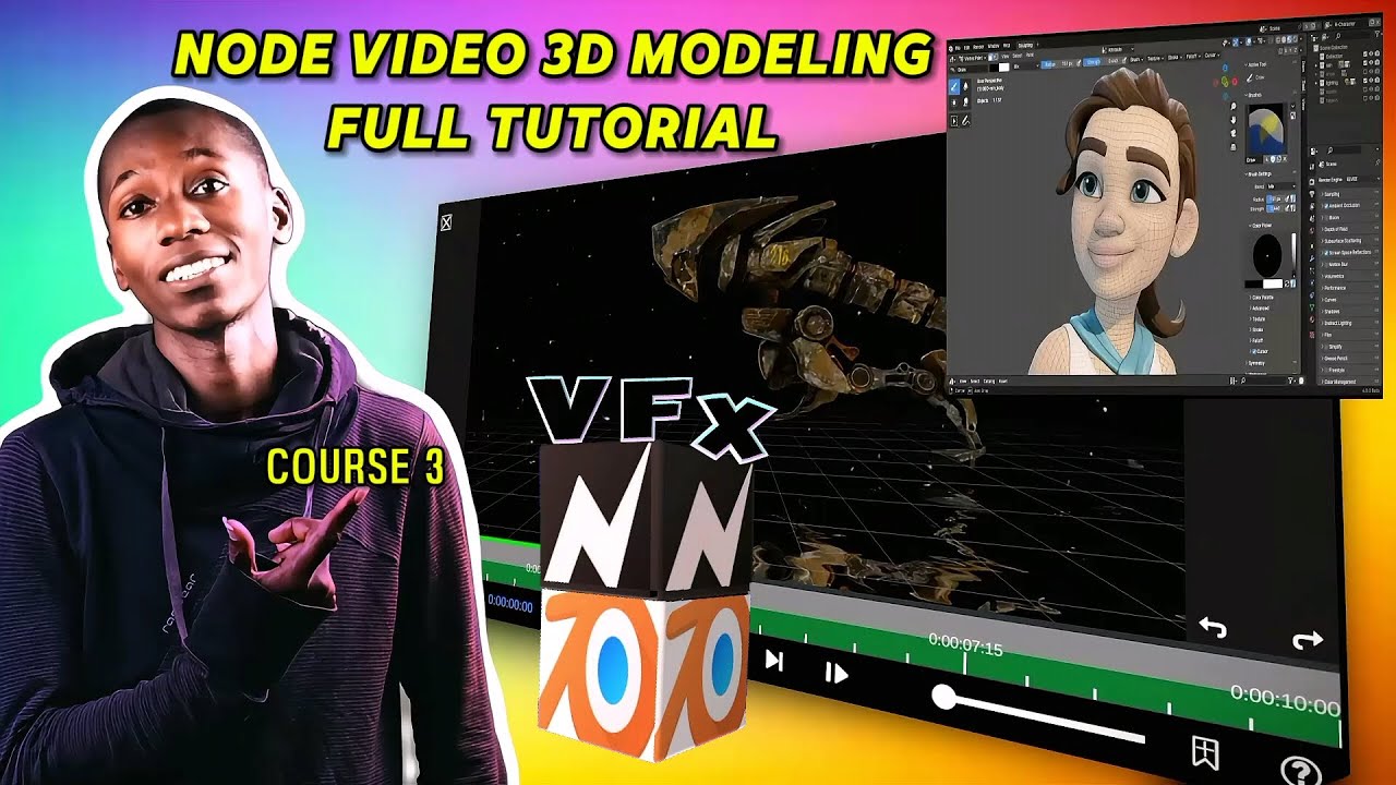 3D Modeling Node video Full Editing Tutorial - YouTube