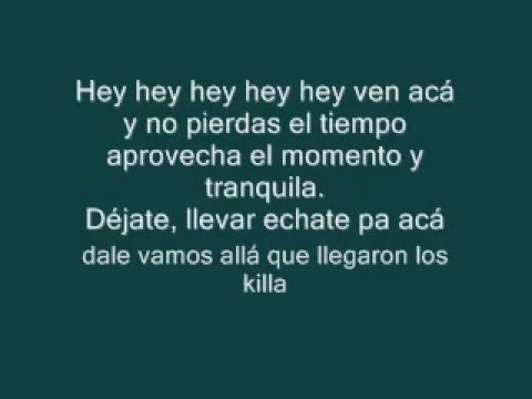 J Balvin -  Tranquila  (LYRICS)