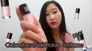 Oriflame - pure color nail polish ( lavend and ps pink )