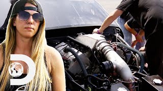 Kayla Morton Snatches A Win Despite Her Engine Igniting Mid-Race | Street Outlaws: No Prep Kings