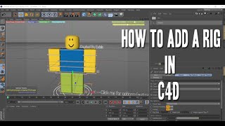 How To Add A Rig Into C4D (2024)