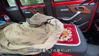 7500买的三轮房车、看看晚上我是怎么睡觉的